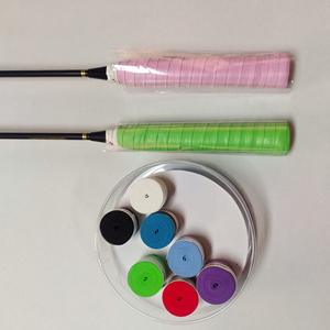 Bande adhésive en cuir PU <span class=keywords><strong>pour</strong></span> raquette de badminton et de tennis, absorbant <span class=keywords><strong>la</strong></span> transpiration, poignée souple et confortable, ne blesse pas les mains - Product Image 2