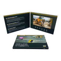 Carte Cadeau Vidéo Personnalisée 10 Pouces, Brochure Vidéo avec Écran LCD 7 Pouces, Brochure Publicitaire Vidéo, Carte Cadeau Numérique, Livre 4,3 Pouces