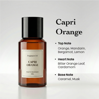 Aceite de Perfume de Naranja Capri al por Mayor, Aceite Aromático Concentrado, Fragancia Natural de Larga Duración, Ecológica, de Origen Natural, de Lujo