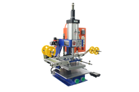 Imprimante automatique de feuille d'or en aluminium de table Machine pneumatique de gaufrage de feuille d'estampage à chaud pour transferts de chaleur