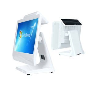 Sistema POS Todo en Uno Blanco de 15.6 Pulgadas con Pantalla Táctil Capacitiva de 10 Puntos para Comercio Minorista, Restaurantes y Bares - Product Image 1