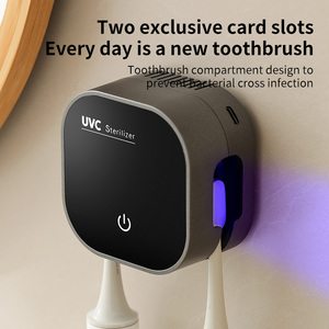 2025 <span class=keywords><strong>portatile</strong></span> 60 °C asciugatura ad aria calda antibatterico disinfezione a parete Mini spazzolini <span class=keywords><strong>UV</strong></span> <span class=keywords><strong>sterilizzatore</strong></span> spazzolino da denti - Product Image 2