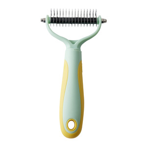 New pet detangling comb, cat comb, <b>dog</b> comb, large comb, steel comb, removes loose fur, <b>dog</b> hair cleaning, in stock and - Product Image 5