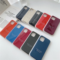 Étui de téléphone en silicone liquide d'origine de luxe pour iPhone 16 15 14 13 12 11Pro Max Plus XS X XR housse de protection souple en TPU antichoc