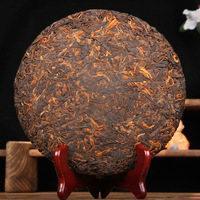 Bingdao Antiker Baum Qi Zi Bing Reifer Pu-Erh 357g Yunnan Großblättrig Mild Süß für Sammlung und Geschenke