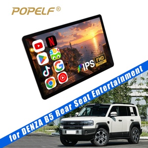 Lecteur vidéo pour appuie-tête de voiture 13,3 pouces, tablette Android 13, Octa-Core 4 Go/64 Go, écran tactile, entrée HDMI, WiFi, BT, FM pour Denza BYD - Product Image 1