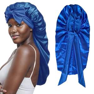 Best-seller <span class=keywords><strong>Bonnet</strong></span> de nuit réglable en <span class=keywords><strong>satin</strong></span> de soie <span class=keywords><strong>Bonnet</strong></span> de nuit à nœud élastique et long tube pour une utilisation décontractée sur <span class=keywords><strong>Amazon</strong></span> Exclusive - Product Image 5