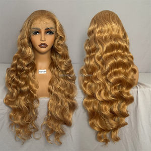 Perruque synthétique à dentelle frontale Starhair, 32 pouces de long, 13x6, ondulée, pré-épilée avec des <span class=keywords><strong>cheveux</strong></span> de bébé, sans colle, dentelle suisse résistante à la chaleur - Product Image 1