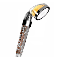 Pomme de douche à main luxueuse avec système de filtration ionique à haute pression, pluie, vitamine VC, pierre pour accessoires de robinet de salle de bain