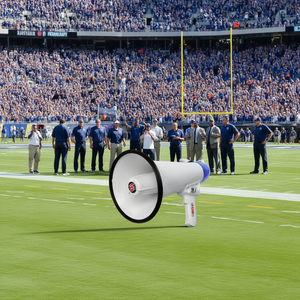 Megafono a 5 elementi con manico ergonomico da 20W e funzione di registrazione per allenatori di calcio, alimentato tramite USB - Product Image 2