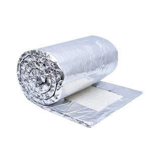 Manta de Fibra Cerámica Resistente a Altas Temperaturas, Lámina de Aluminio Ignífuga, Alfombrilla Ignífuga para Aislamiento de Estufas - Product Image 1