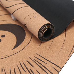 Créez votre propre tapis <span class=keywords><strong>de</strong></span> Yoga, tapis <span class=keywords><strong>de</strong></span> Yoga <span class=keywords><strong>TPE</strong></span> en liège écologique personnalisé avec trou <span class=keywords><strong>de</strong></span> suspension - Product Image 4