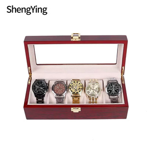 Ensemble de boîtiers de <span class=keywords><strong>montre</strong></span>-bracelet de <span class=keywords><strong>montre</strong></span> de luxe avec logo imprimé personnalisé emballage transparent bon marché Boîtes de montres de qualité supérieure pour hommes - Product Image 2