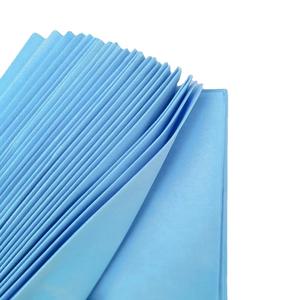 Draps de lit médicaux jetables Kangmin, 2 plis, bleus, stériles, non tissés, pour usage hospitalier, 50 paquets - Product Image 3