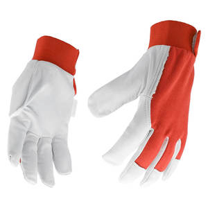 Gants de travail en cuir de mouton pour la construction, la sécurité et la protection personnelle, pour assemblage et conduite, en vente - Product Image 2