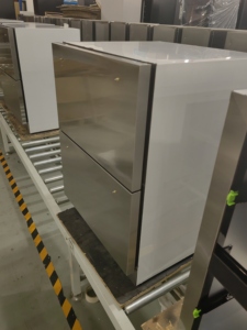 NE-359-12 145L Dual Temperature Under Counter <b>Drawer</b> Fridge for Home Bar Hotel Wine Beverage <b>Storage</b> Cabinet - Product Image 3