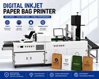 Nouvelle imprimante jet d'encre UV automatique haute résolution 1200 dpi pour la production de lignes d'emballage de supermarchés et d'épiceries en carton kraft brun et blanc