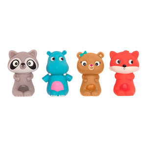 Ensemble de marionnettes à doigts d'animaux en peluche douce, jouet de marionnettes à doigts en Silicone - Product Image 2