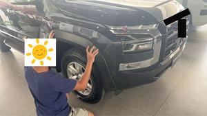 Kit de Conversión de Carrocería para Camioneta, Guardabarros Delgados de ABS en Negro Mate para Triton <span class=keywords><strong>L200</strong></span> MR MQ Strada <span class=keywords><strong>2023</strong></span> 2024 2025 - Product Image 3