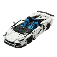 DK2101 yüksek teknoloji Ultra lüks yarış aracı süper spor araba gelişmiş Model yapı taşları tuğla oyuncaklar çocuklar hediye seti MOC-17698