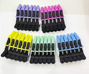 Pinzas decorativas <span class=keywords><strong>para</strong></span> el pelo de cocodrilo esmerilado mate <span class=keywords><strong>para</strong></span> salón de belleza, pinzas <span class=keywords><strong>para</strong></span> el pelo antideslizantes <span class=keywords><strong>para</strong></span> chicas, uso diario - Product Image 1