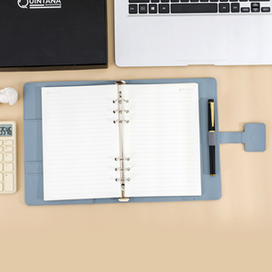 Tùy chỉnh A5 sang trọng 2026 kế hoạch 6 vòng chất kết dính Nhật Ký Tạp Chí Loose-Leaf máy tính xách tay da cho món quà - Product Image 6