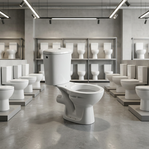 Ego P Trap Italian Style Two Piece WC Export Quality High Grade <b>Ceramic</b> Water Closet Toilet <b>Pan</b> Set - Product Image 2