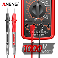 Multimètre numérique ANENG DT9205A-12, 1999 comptes, affichage 4 chiffres, tension AC/DC, courant, testeur 750V AC 1000V DC