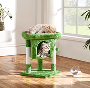 Árbol para Gatos Brympton de 23.5 Pulgadas con Condo de Felpa, Poste de Sisal para Rascar y Torre Compacta para Gatos - Product Image 3