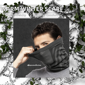 Haute élastique extérieur hiver écharpe coupe-vent résistant au froid masque pour hommes femmes à la mode cyclisme sport Necker chaud tissu commun - Product Image 2