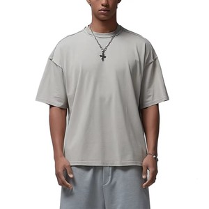 Camisetas Personalizadas con Serigrafía, 230 g/m², Algodón Grueso, Estilo Vintage, Tallas Grandes para Hombre, Camisetas al por Mayor - Product Image 1