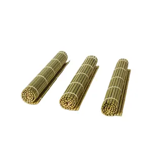 Fabrika kaynağı yüksek kalite düşük fiyat toptan suşi rulo bambu suşi sarma hasırı