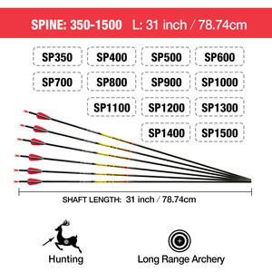 Nhà Máy Bán buôn <span class=keywords><strong>recurve</strong></span> cung Tương thích 100% sợi <span class=keywords><strong>carbon</strong></span> săn bắn mũi tên với không gỉ lời khuyên cho chụp bắn cung - Product Image 5