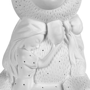 Lâmpada de mesa de porcelana para crianças, lâmpada de porcelana com urso de animais fofos para decoração de mesa de bebês noturnos - Product Image 5
