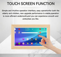 Tablet Digital Signage Berbingkai Kayu FA1589T 15.6 inci Android 14 Dual Core 4GB+32GB 1920x1080 Wi-Fi Micro-USB dengan NFC Opsional