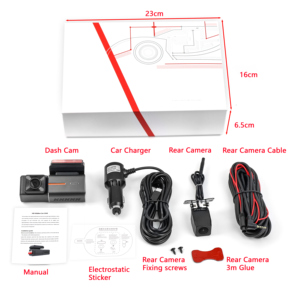 <span class=keywords><strong>Mini</strong></span> Car <span class=keywords><strong>Cam</strong></span> 170 ° grandangolare 4k <span class=keywords><strong>Dash</strong></span> <span class=keywords><strong>Cam</strong></span> anteriore e 1080p posteriore registrazione <span class=keywords><strong>Dash</strong></span> <span class=keywords><strong>Cam</strong></span> auto telecamera per cruscotto auto - Product Image 5