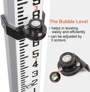 Huepar GR5-règle de niveau de 16 pieds, 5 Sections télescopique avec niveau à bulle, tige étanche de qualité en Aluminium - Product Image 3