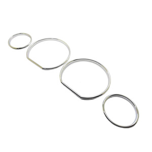 Anillo Decorativo Cromado para el Indicador de Velocidad del Tablero para <span class=keywords><strong>BMW</strong></span> E36 Serie 3 1992-1999 <span class=keywords><strong>BMW</strong></span> <span class=keywords><strong>Z3</strong></span> 1996-2002 Solo VDO - Product Image 3