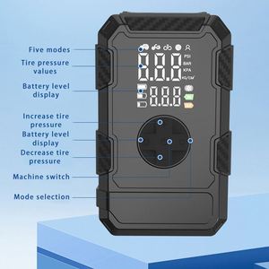 Arrancador de Baterías Portátil para Automóvil e Inflador de Neumáticos, Banco de Energía de Alta Potencia de 2000 mAh, Arrancador Portátil con Compresor de Aire - Product Image 3