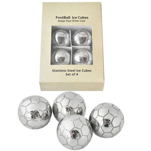 World Soccer Cup 2026 Football Forme <span class=keywords><strong>Alcool</strong></span> Pierres De Glace 4PC En Acier Inoxydable Refroidisseurs De Boissons Alcoolisées avec Boîte-Cadeau - Product Image 6