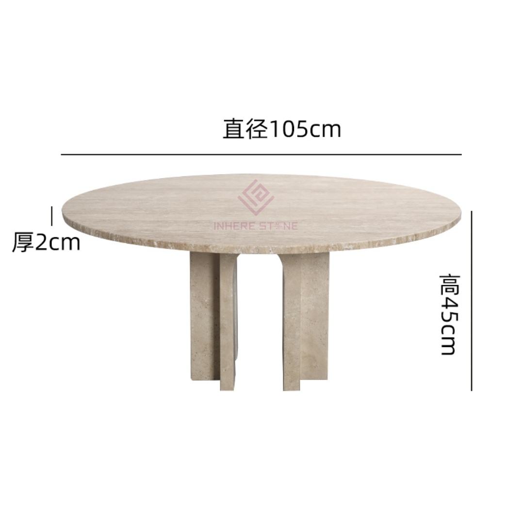 Travertin, 105 * H45cm