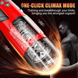 Mainan seks laki-laki, Cup masturbasi pria Vagina Delay Trainer Glan otomatis Vagina masturbasi tiup pekerjaan bergetar Oral pria - Product Image 6