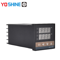 Contrôleur de température numérique PID YOSHINE C100 44*44*100MM avec double affichage et sortie d'alarme pour fours industriels
