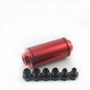 Filtro de Combustible de 58 mm con Interfaz AN6 AN8 AN10 para Modificación y Mejora de Automóviles, Rojo - Product Image 5