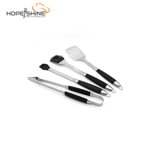 4 pièces d'accessoires de <span class=keywords><strong>barbecue</strong></span> robustes pour Top <span class=keywords><strong>Chef</strong></span>, ensemble d'outils de <span class=keywords><strong>barbecue</strong></span> professionnels et outils de <span class=keywords><strong>barbecue</strong></span> de base pour grillades - Product Image 1
