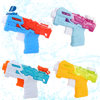 Jeu de 4 pistolets à eau pour la famille, l'extérieur, l'été, les batailles, les enfants et les adultes.