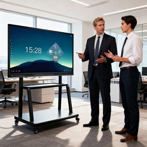 Oem 55 65 75 85 86 100 110 inch tương tác màn hình phẳng đa màn hình cảm ứng kỹ thuật số bảng trắng giáo dục bảng thông minh - Product Image 1