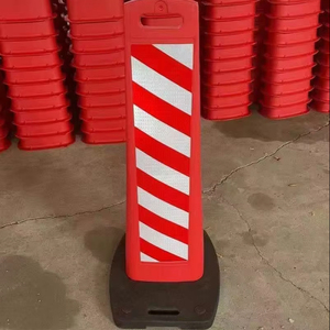 Économie Sécurité routière PE Plastique réfléchissant Contrô<span class=keywords><strong>le</strong></span> de la circulation Barricade Warning Delineator Board Traffic Vertical Panel for Traffic - Product Image 1