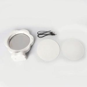 Home Decoration Custom <b>Light</b> Flower Shape Sublimation Blank Magic <b>Makeup</b> <b>Mirrors</b> Photo Frame <b>Led</b> <b>Mirror</b> for Gifts - Product Image 4