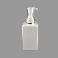 Bouteille en plastique carrée PET de 300 ml, 400 ml, 500 ml, flacon de shampooing, gel douche, détergent à lessive de qualité supérieure